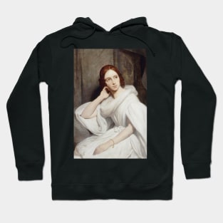 Portrait of Sophie Marin, Widow of Lieutenant General Baudrand by Ary Scheffer Hoodie